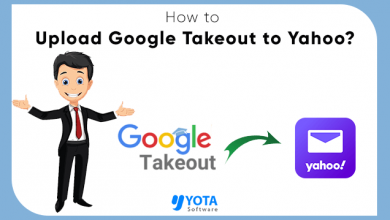 upload Google Takeout data