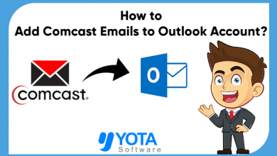 add comcast to outlook