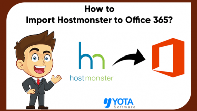 import hostmonster to office 365