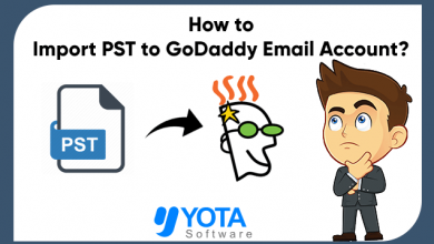 import pst to godaddy