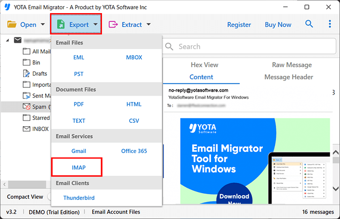 migrate imap to outlook.com