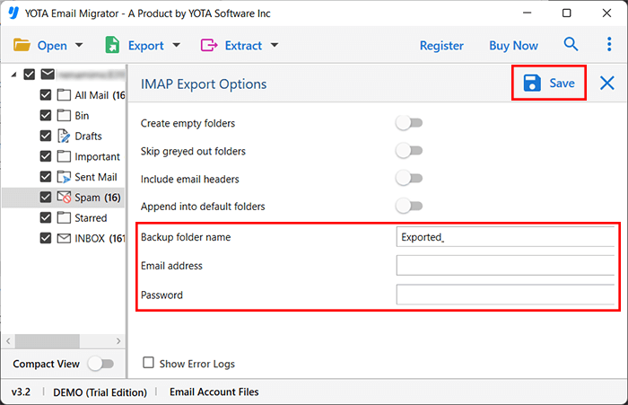 migrate hotmail email to imap