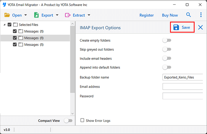 migrate rackspace email to imap