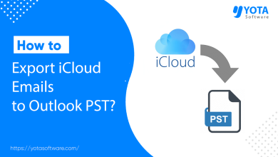 export icloud emails to outlook pst