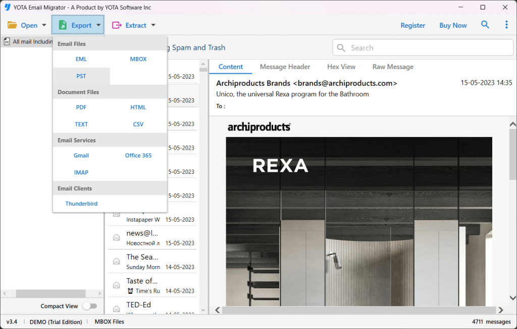 Export Postbox to Outlook PST File in Five Easy Steps