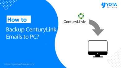 backup centurylink emails