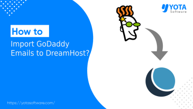 import GoDaddy emails to DreamHost