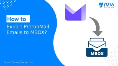 export ProtonMail emails to MBOX