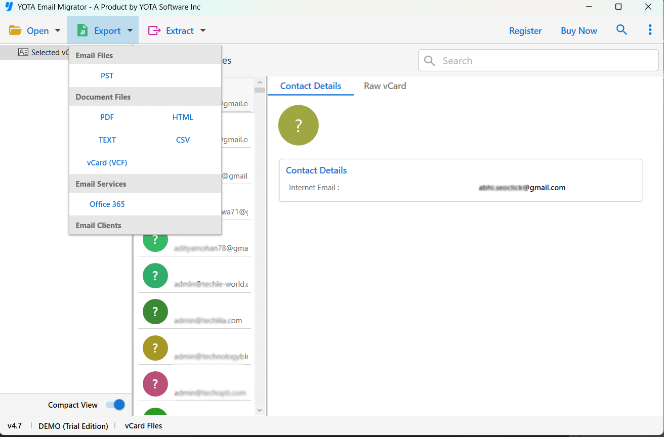 vcfをcsvに変換する