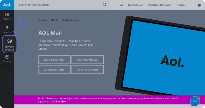 support and recover permanently deleted emails from aol mail