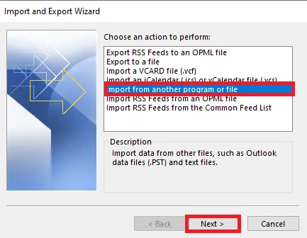 import from another file