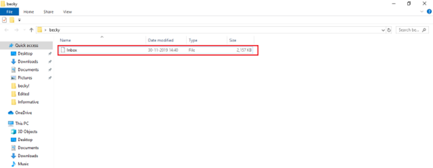 ベッキーからのメールをダウンロードする